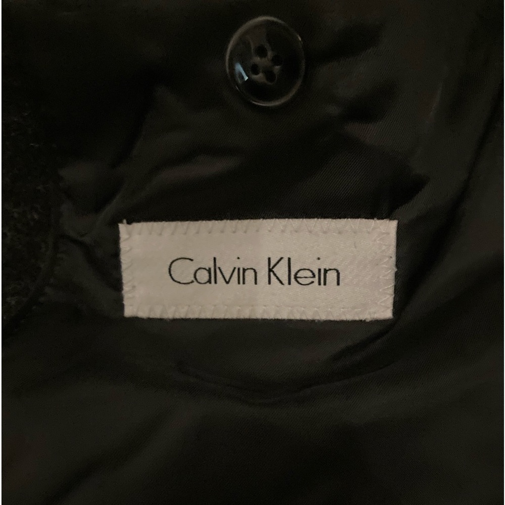 Mens Calvin Klein wool overcoat